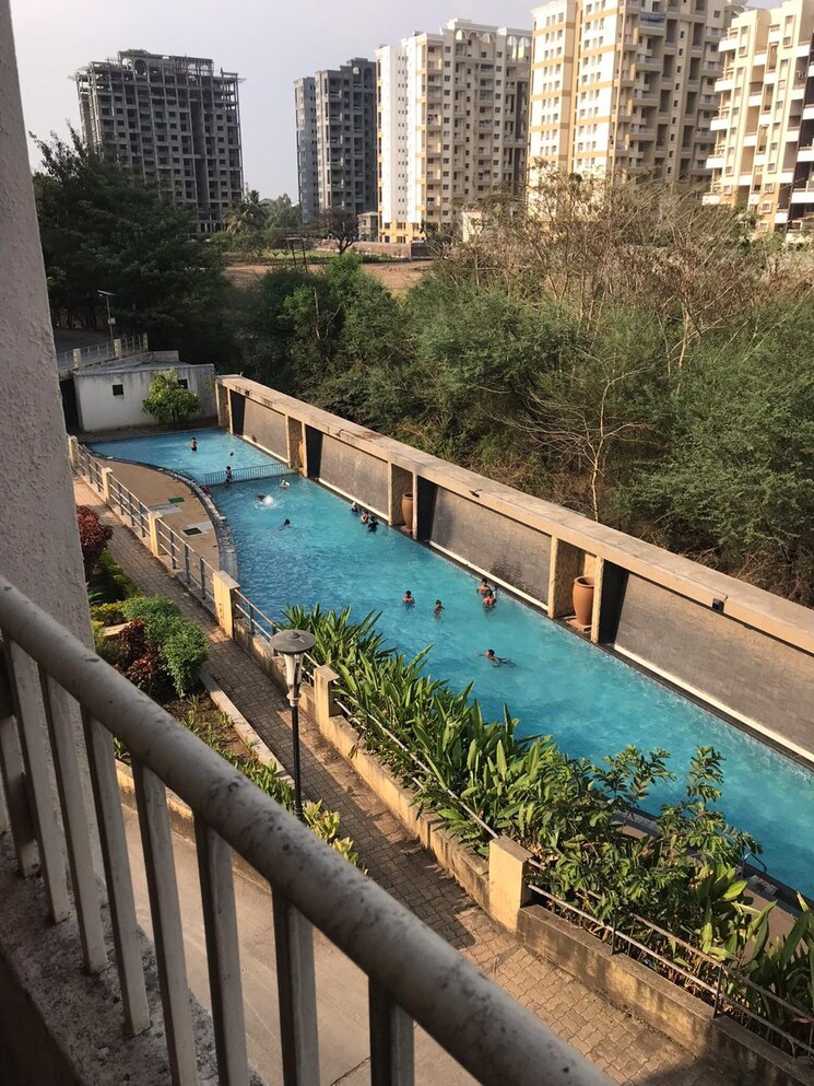 Balcony, crossover-county 2 Bedroom 1000 Sq.Ft. Apartment In Nanded Pune 9148830