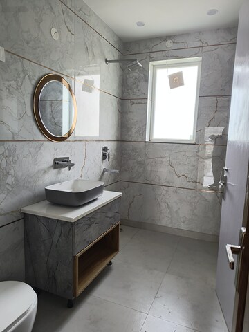 Bathroom in 4 BHK Builder Floor at Green Fields Colony – for Rent