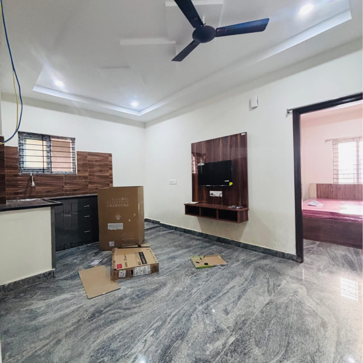 Living Room, sree-nilayam-kondapur 1 Bedroom 700 Sq.Ft. Apartment In Sriram Nagar Hyderabad 9148932