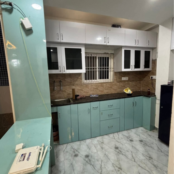 Kitchen in 1 BHK Apartment at MK Residency Kondapur, Sriram Nagar – for Rent