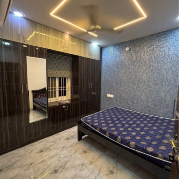 Bedroom in 1 BHK Apartment at MK Residency Kondapur, Sriram Nagar – for Rent