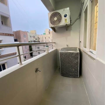 Kitchen in 1 BHK Apartment at Legend Flora Kondapur, Masjid Banda – for Rent
