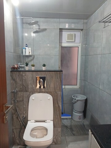 Bathroom in 2.5 BHK Apartment at Aparna Sarovar Zenith, Nallagandla – for Rent