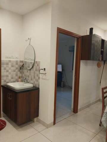 Bathroom in 2.5 BHK Apartment at Aparna Sarovar Zenith, Nallagandla – for Rent