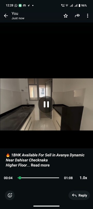 Team Area in 1 BHK Apartment at Dynamix Avanya, Dahisar East – for Sale