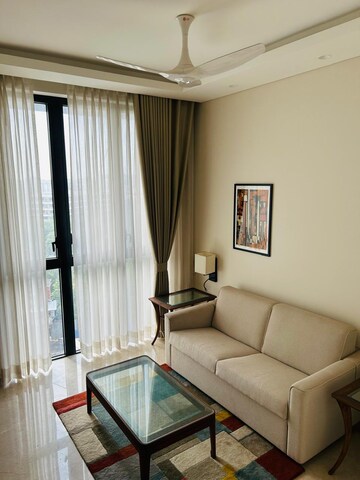 Living Room in 3 BHK Apartment at Forum Serendipity, Bandra Kurla Complex – for Rent