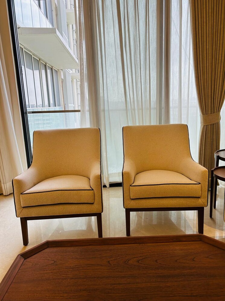 Living Room, forum-serendipity 3 Bedroom 1465 Sq.Ft. Apartment In Bandra Kurla Complex Mumbai 9149262