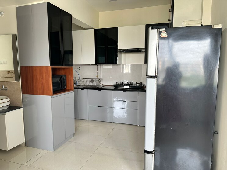 Kitchen, pebbles-ii 3 Bedroom 1650 Sq.Ft. Apartment In Bavdhan Pune 9149278