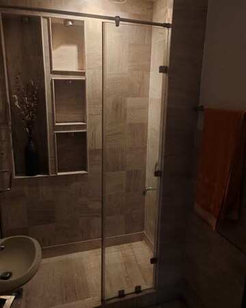Bathroom in 3 BHK Builder Floor at Chittaranjan Park – for Rent