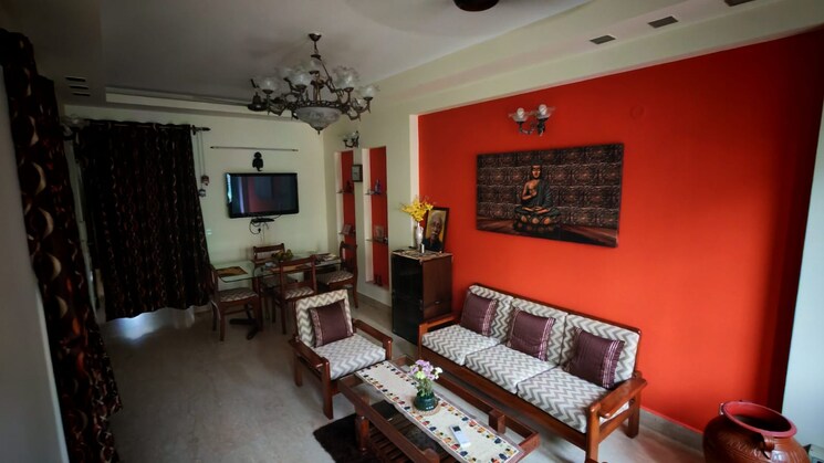 Living Room, chittaranjan park 3 Bedroom 1440 Sq.Ft. Builder Floor In Chittaranjan Park Delhi 9149366