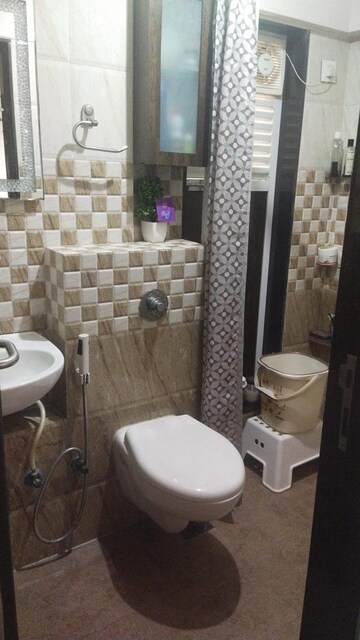 Bathroom in 2 BHK Apartment at Kanakia Paris, Bandra East – for Rent