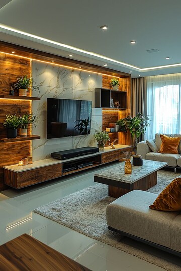 Living Room in 4 BHK Villa at Sarjapur – for Sale