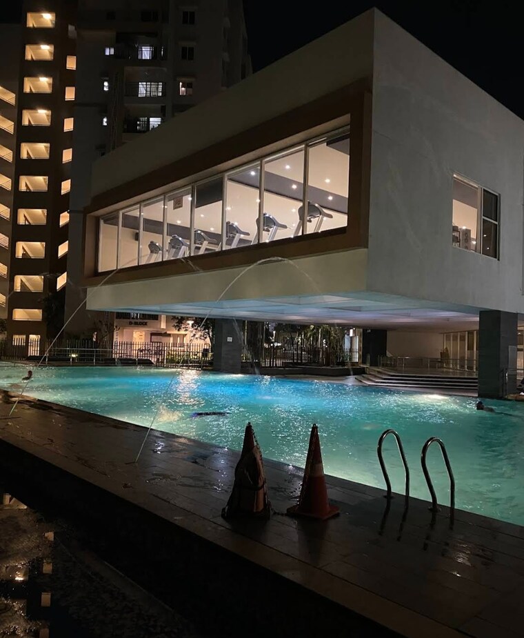 Swimming Pool, aparna-cyberzon 2 Bedroom 1245 Sq.Ft. Apartment In Nallagandla Hyderabad 9149375