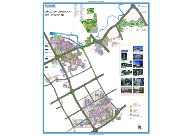 Map Location, omaxe-new-chandigarh  301 Sq.Yd. Plot In North Mullanpur Chandigarh 9149401