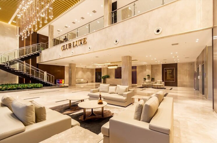 Living Room, my-home-bhooja 3 Bedroom 2595 Sq.Ft. Apartment In Hi Tech City Hyderabad 9149455