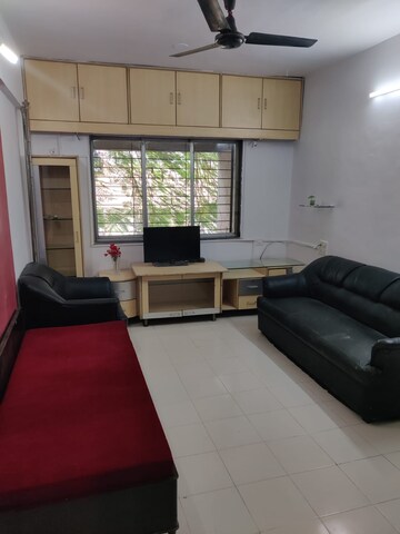 Living Room in 1 BHK Apartment at Siddheshwar Nagar CHS, Tingre Nagar – for Rent