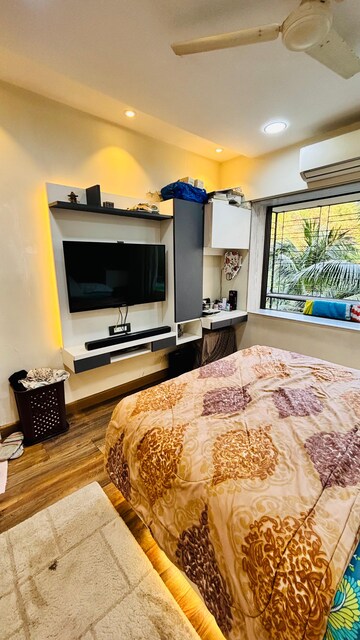 Bedroom in 2 BHK Apartment at Sunset 1 Co Operative Housing Society Ltd, Powai – for Rent