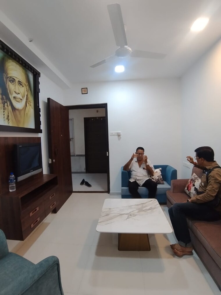 Living Room, dosti-desire-joy 1 Bedroom 309 Sq.Ft. Apartment In Brahmand Thane 9149739