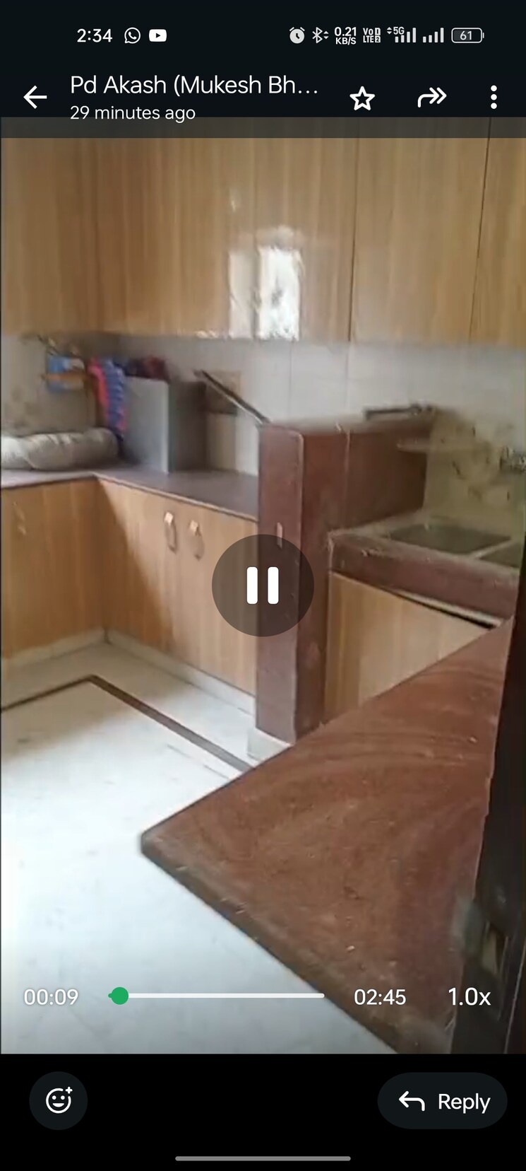 Kitchen, greater kailash ii 4 Bedroom 500 Sq.Yd. Builder Floor In Greater Kailash ii Delhi 9149897