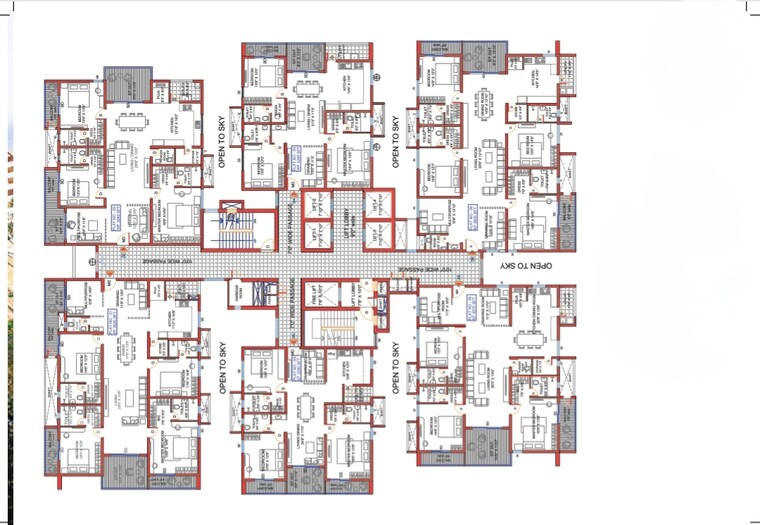 Master Plan, srias-iwa 3 Bedroom 2290 Sq.Ft. Apartment In Nanakramguda Hyderabad 9149918