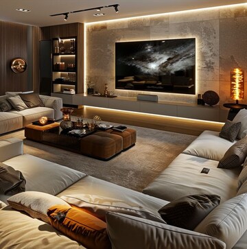 Living Room in 4 BHK Villa at Sarjapur – for Sale