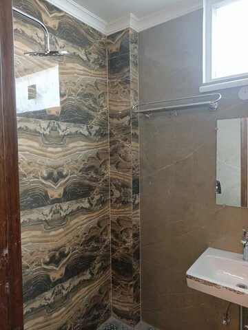 Bathroom in 2 BHK Apartment at Boutique Residential Apartments C-220, Malviya Nagar – for Rent