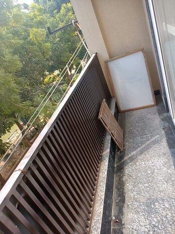 Balcony in 2 BHK Apartment at Boutique Residential Apartments C-220, Malviya Nagar – for Rent