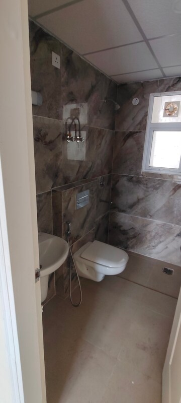 Bathroom in 3 BHK Apartment at Omaxe The Palace, Gomti Nagar – for Rent