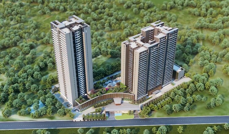 Exterior View, krisumi-waterfall-residences 3 Bedroom 1967 Sq.Ft. Apartment In Sector 36a Gurgaon 9150003