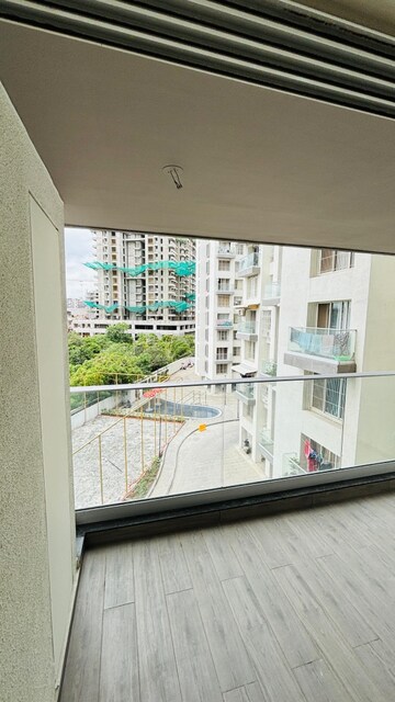 Balcony in 3 BHK Apartment at Rama Celestial City Phase II, Ravet – for Rent