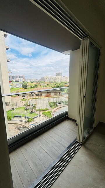 Balcony in 3 BHK Apartment at Rama Celestial City Phase II, Ravet – for Rent