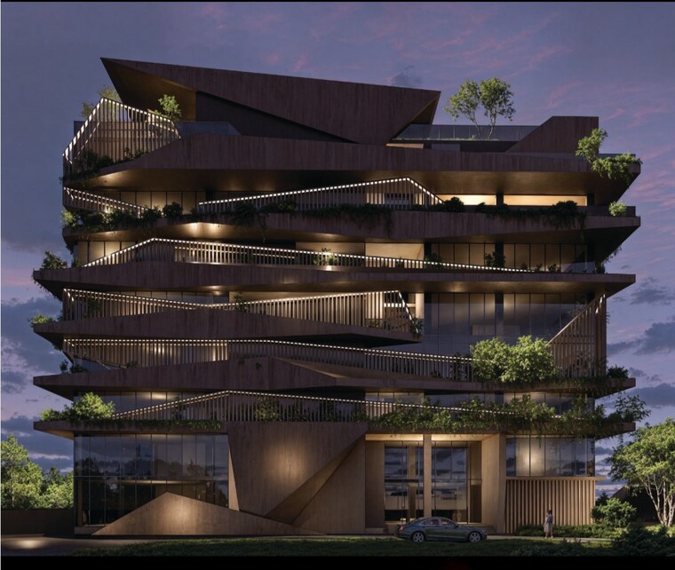 Exterior View, lansum-encanto 4 Bedroom 4130 Sq.Ft. Apartment In Puppalaguda Hyderabad 9150101