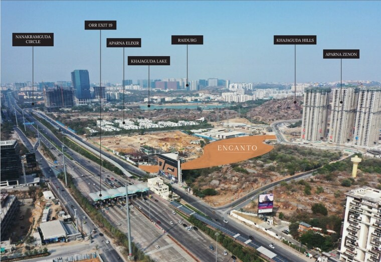 Exterior View, lansum-encanto 4 Bedroom 4130 Sq.Ft. Apartment In Puppalaguda Hyderabad 9150101