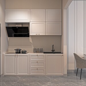 Kitchen in 3 BHK Apartment at Nagla Road – for Sale