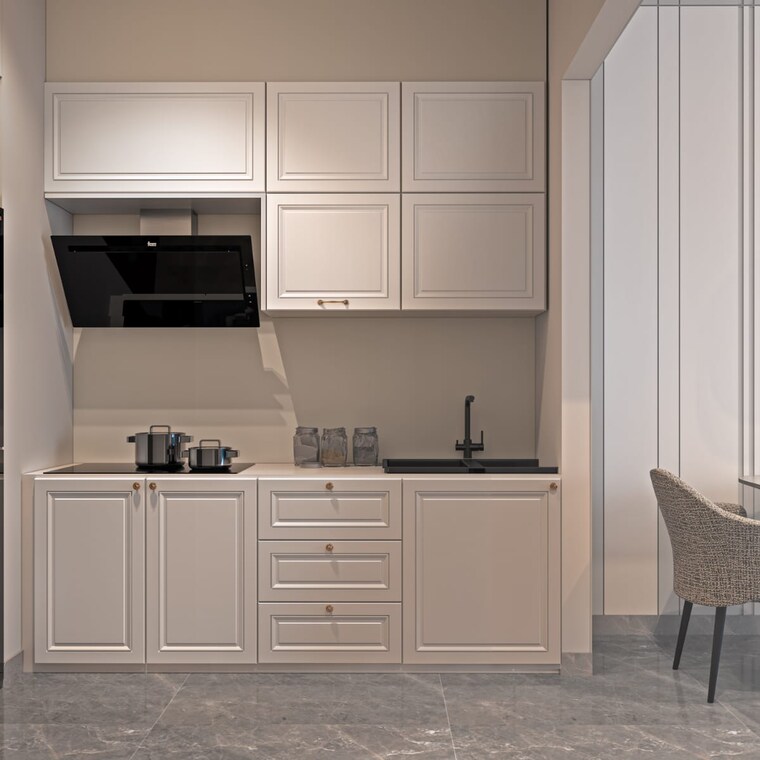 Kitchen, nagla road 3 Bedroom 1630 Sq.Ft. Apartment In Nagla Road Zirakpur 9150221