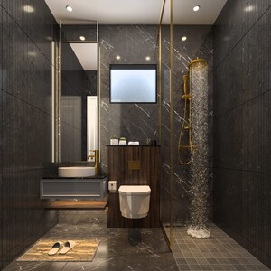 Living Room in 3 BHK Apartment at Nagla Road – for Sale