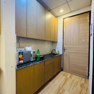Kitchen in 1 RK Apartment at Kaveri City Center, Delta I Greater Noida – for Sale