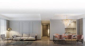 Living Room in 2 BHK Apartment at Nerul – for Sale