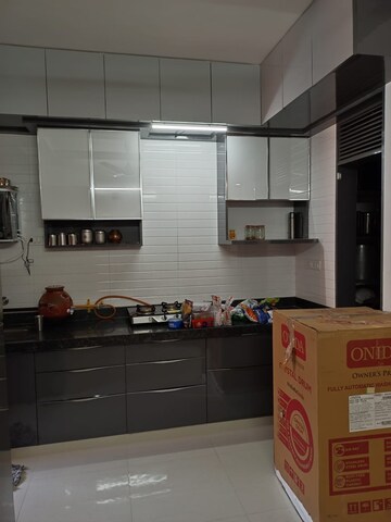 Kitchen in 3 BHK Apartment at Bhadaj – for Sale