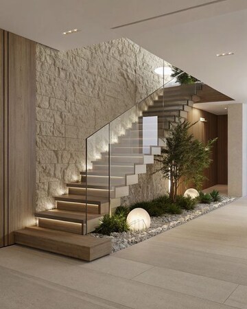 Staircase in 4 BHK Villa at Sarjapur Road – for Sale