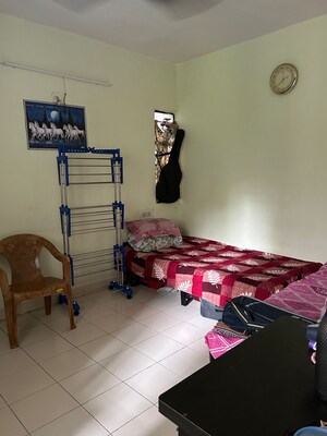 Living Room in 1 BHK Apartment at Goel Ganga Kunj, Vishrantwadi – for Sale