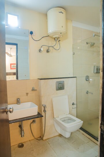 Bathroom in 2 BHK Builder Floor at Greater Kailash ii – for Rent