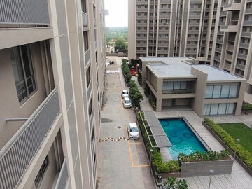 Balcony in 3 BHK Apartment at Gala Orchid Sky, Shela – for Sale