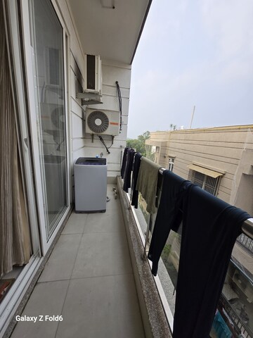Balcony in 2 BHK Builder Floor at Chattarpur – for Rent
