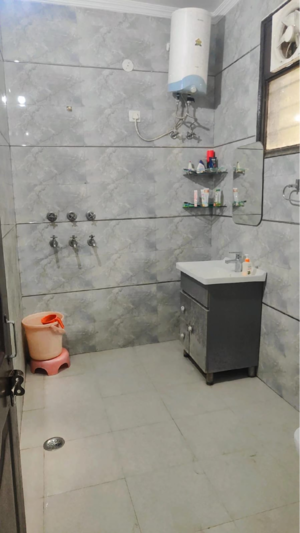 Bathroom in 3 BHK Builder Floor at Sainik Colony – for Sale