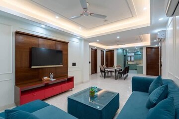 Living Room in 3 BHK Apartment at Adani Samsara, Sector 60 – for Rent