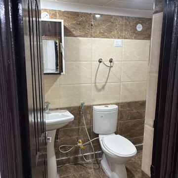Bathroom in 3 BHK Apartment at Ascent Palm Heights, Raj Nagar Extension – for Rent