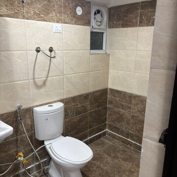 Bathroom in 3 BHK Apartment at Ascent Palm Heights, Raj Nagar Extension – for Rent