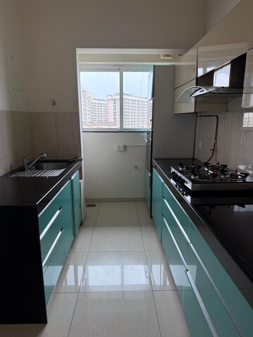 Kitchen in 2 BHK Apartment at LnT Veridian, Powai – for Rent