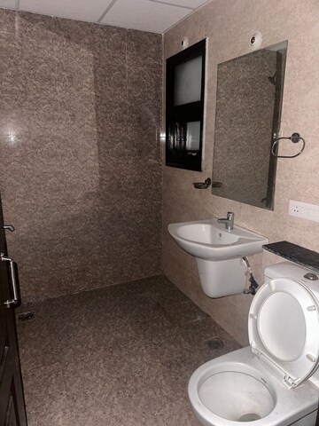 Bathroom in 3 BHK Builder Floor at Omaxe New Chandigarh, North Mullanpur – for Rent